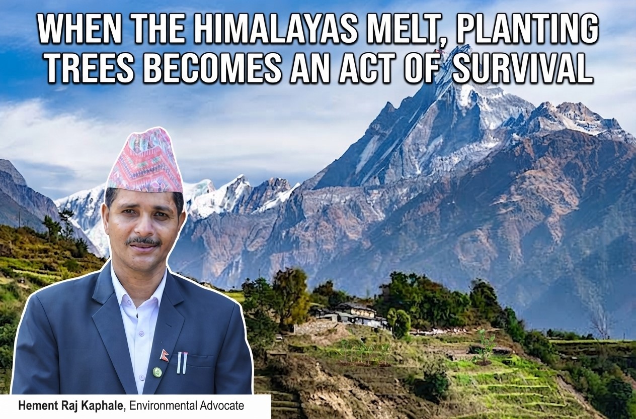When the Himalayas Melt, Planting Trees Becomes an Act of Survival